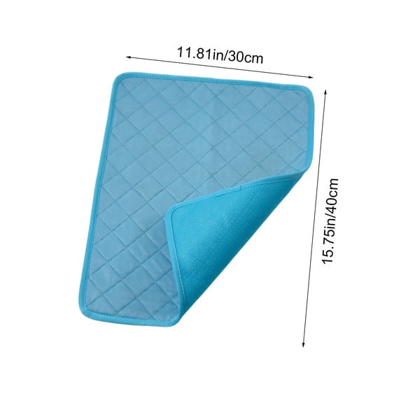 JilgTeok 5 Packs Self Cooling Pet Mat for Dogs & Cats Portable Cooling Pad for Summer, Indoor Outdoor Use,Lightweight Cool Bed Blanket for Pets 40*30cm