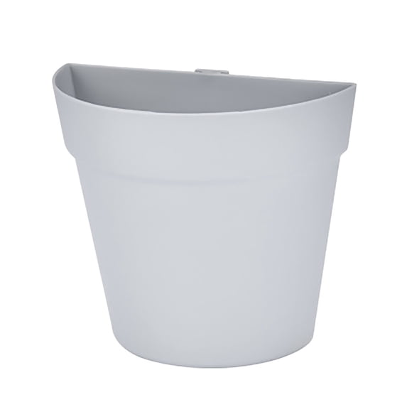 JilgTeok 5 Packs Wall Hanging Planters Wall-Mounted Plastic Garden Flower Pots Plant Holder for Living Room Bedroom Office Decor
