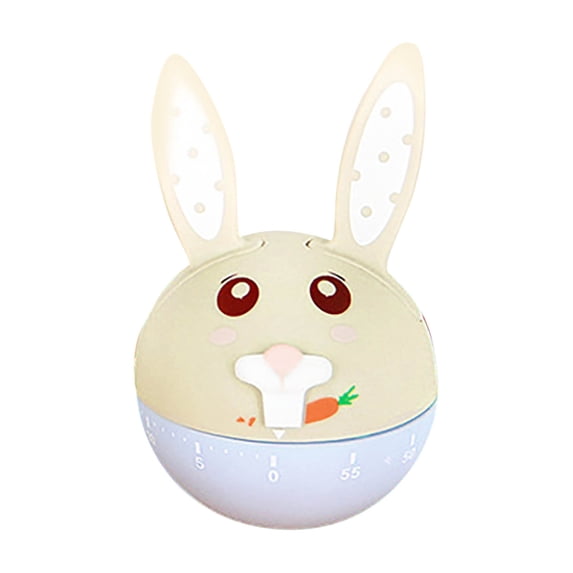 JilgTeok 60-Minute Mechanical Timer, No Batteries Required, for Home and Kitchen,Cheerful for everyone