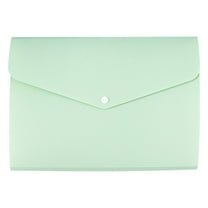 JilgTeok A4 Plastic File Folders, A4 Envelope Expanding File Wallet Document Organizer with Snap Closure & Label Pocket, A4 Waterproof File Pouch for School Office Work Home Organization(13*9.64in)