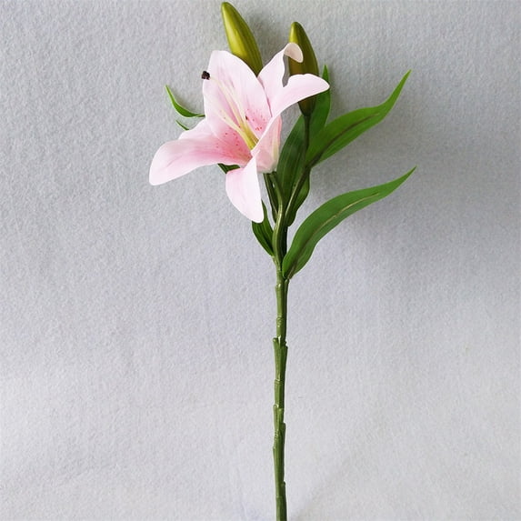JilgTeok Artificial Decorative Flower Single 3 Heads Home Decoration Artificial Flower,Cheerful for everyone