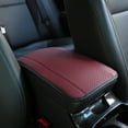 thumbnail image 1 of JilgTeok Car Armrest Storage Box Mat, Fiber Leather Car Center Console Cover, Car Armrest Seat Box Cover Accessories interior Protection for Most Vehicle, SUV, Car, 1 of 5