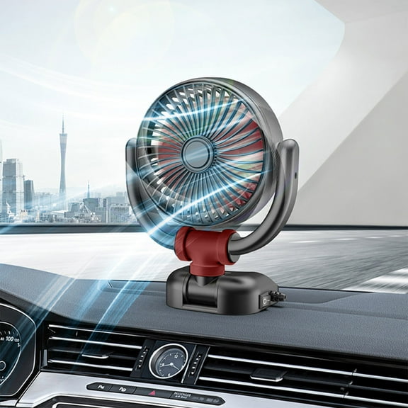 JilgTeok Car Fan Wired Cigarette Lighter Plug Optional Car Universal