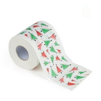 JilgTeok Christmas Decorations 3-Ply Facial Tissue Roll Toilet Tissue Toilet Paper Rolls Soft Face Bathroom Toilet Paper Bulk Christmas Decor Christmas Party Decorations Christmas Gifts(3.94*3.94in)