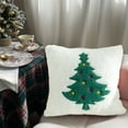 thumbnail image 1 of JilgTeok Christmas Theme Throw Pillowcases Soft Stuffed Christmas Pillow Cover for Couch Indoor Pillows Decorative Throw Pillowcase for Christmas Party Home Cushion Decor(17.71*17.71in), 1 of 6