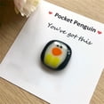 thumbnail image 1 of JilgTeokA Little Pocket Penguin Hug Mini Cute Pocket Personalised Engraved Penguin Hug Animal Decoration Special Encourage Birthday Wedding Party Valentines Penguin Gift Decoration(0.9*1in), 1 of 6