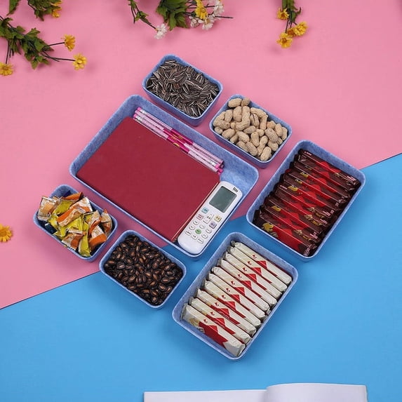 JilgTeok Felt Storage Boxes Desk in Drawer Organizers