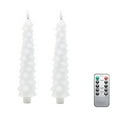 thumbnail image 1 of JilgTeok Flameless Christmas Tree Taper Candles Realistic Flickering LED Battery Operated with Remote Timer for Holiday Decorations Fireplace Centerpiece Warm White Lights Home Party Gift, 1 of 4