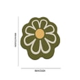 thumbnail image 1 of JilgTeok Flower Shaped Rug, Cute Daisy Rug, Flower Bath Rugs, Round Carpet, Non Slip Water Absorbent Bathroom Mat, Soft Machine Wash Rug Mat for Bedroom Kitchen Bathroom Toilet Floors(23.62*23.62in), 1 of 6