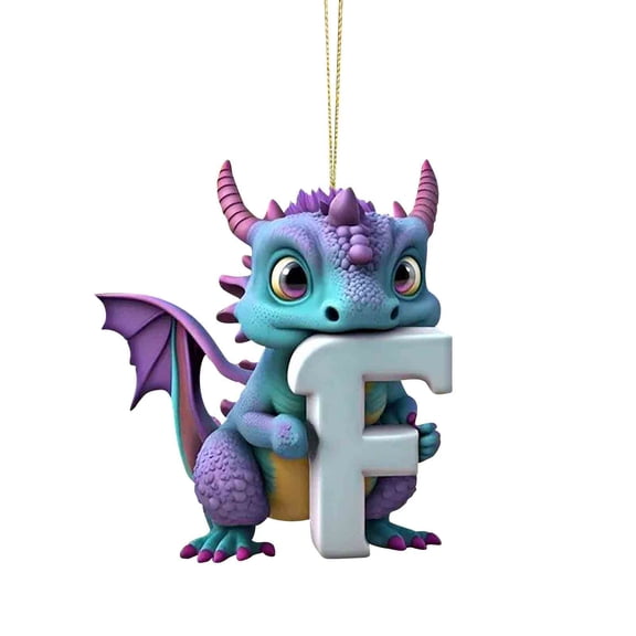 JilgTeok Flying Dragon Baby Small Pendant Flat Acrylic Car Pendant Home Decoration Pendant