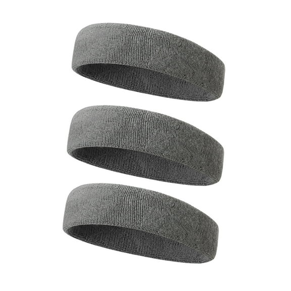 JilgTeok Hairband Headband Antiperspirant Cotton for Sports Breathable Soft for Home, Party,Travel