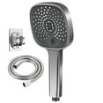 thumbnail image 1 of JilgTeok Handheld Showerhead Pressurized Shower Faucet 4 Power Wash with Large Output Household Shower Head to Clean Tub, Tile & Pets, 1 of 6