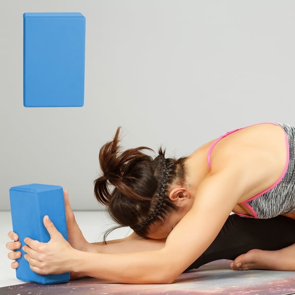 JilgTeok High Density EVA Foam Yoga Blocks for Adults Support Posture Correction Non Slip Pilates Training Brick Exercise Equipment for Flexibility Strength Home Gym Fitness Accessories