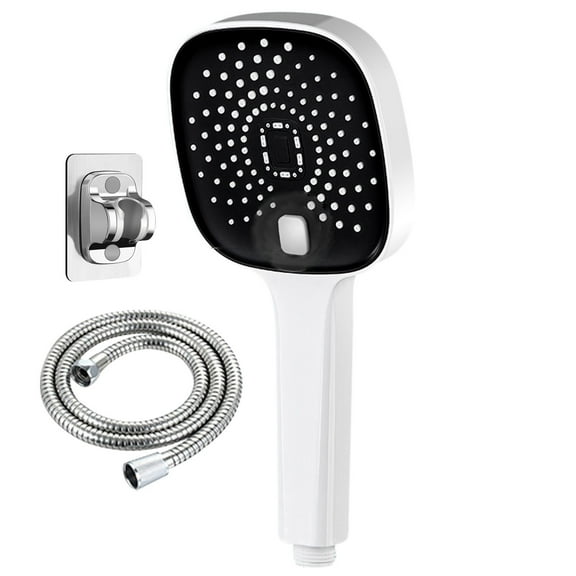 JilgTeok Handheld Showerhead Pressurized Shower Faucet 4 Power Wash with Large Output Household Shower Head to Clean Tub, Tile & Pets
