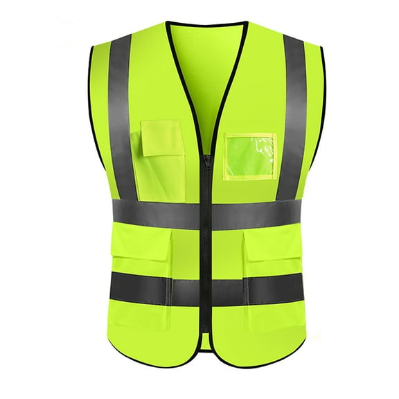 JilgTeok High Visibility Running Reflective Vest Security Equipment Night Work Tops