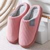 thumbnail image 1 of JilgTeok Home Essential Slippers for Couple Memory Foam Slippers Fleece Warm Lined House Plush Shoes Indoor Outdoor Fuzzy Anti-Skid Rubber Sole(38), 1 of 5