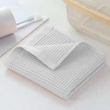 JilgTeok Home Essential Cotton Waffle Wash Cloths for Showering Face Body, Premium Qualit Thin Washcloths Face Wash Cloth, Quick Drying Small Hand Towels for Bathroom Face Towel(13.78*29.53in)