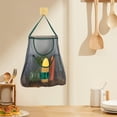 thumbnail image 1 of JilgTeok Home Essential Hanging Mesh Storage Bags Reusable Hanging Mesh Storage Produce Bags for Kitchen Storage Fruits, Onion, Garlic & Vegetables, Breathable Shopping Storage Handbag(16.14*22.04in), 1 of 6