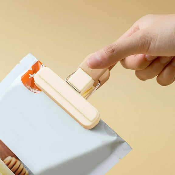 JilgTeok Kitchen Pantry Organization Food Bag Clips Heavy Duty Chip Bag Holder for Kitchen Snacks Sturdy Air Tight Seal Clip for Food Storage(S)