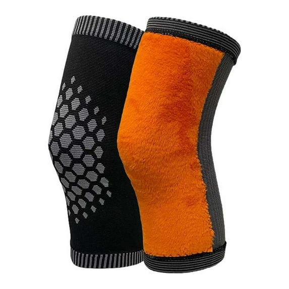 JilgTeok Knee Protection Warm and Plush Graphene Knee Socks for Middle-Aged and Elderly People with Cold Legs, Joint Knee Protection Cover,Cheerful for Everyone