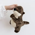 thumbnail image 1 of JilgTeok Prayer Otter Doll Plush Toys Closed Eyes Sea Otter Doll Children Accompanied Sleeping Cloth Dolls, 1 of 2