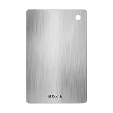 JilgTeok SUS 316 Cutting Boards, Stainless Steel Food Grade Cutting Boards, Titanium Cutting Boards for Kitchen, Non Stick Chopping Boards for Meat, Fruit, Vegetables, Dishwasher Safe(7.8*11.4in)