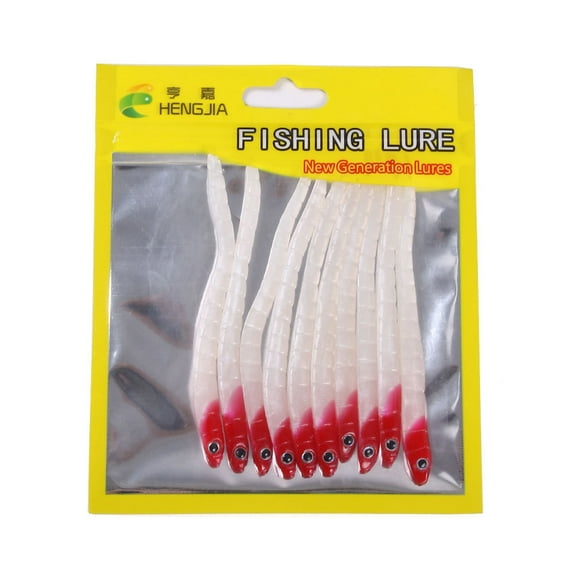 JilgTeok Soft Lur E Fishing Colors Earthworm Soft Bait Lur E Fishing,Suitable for Everyone