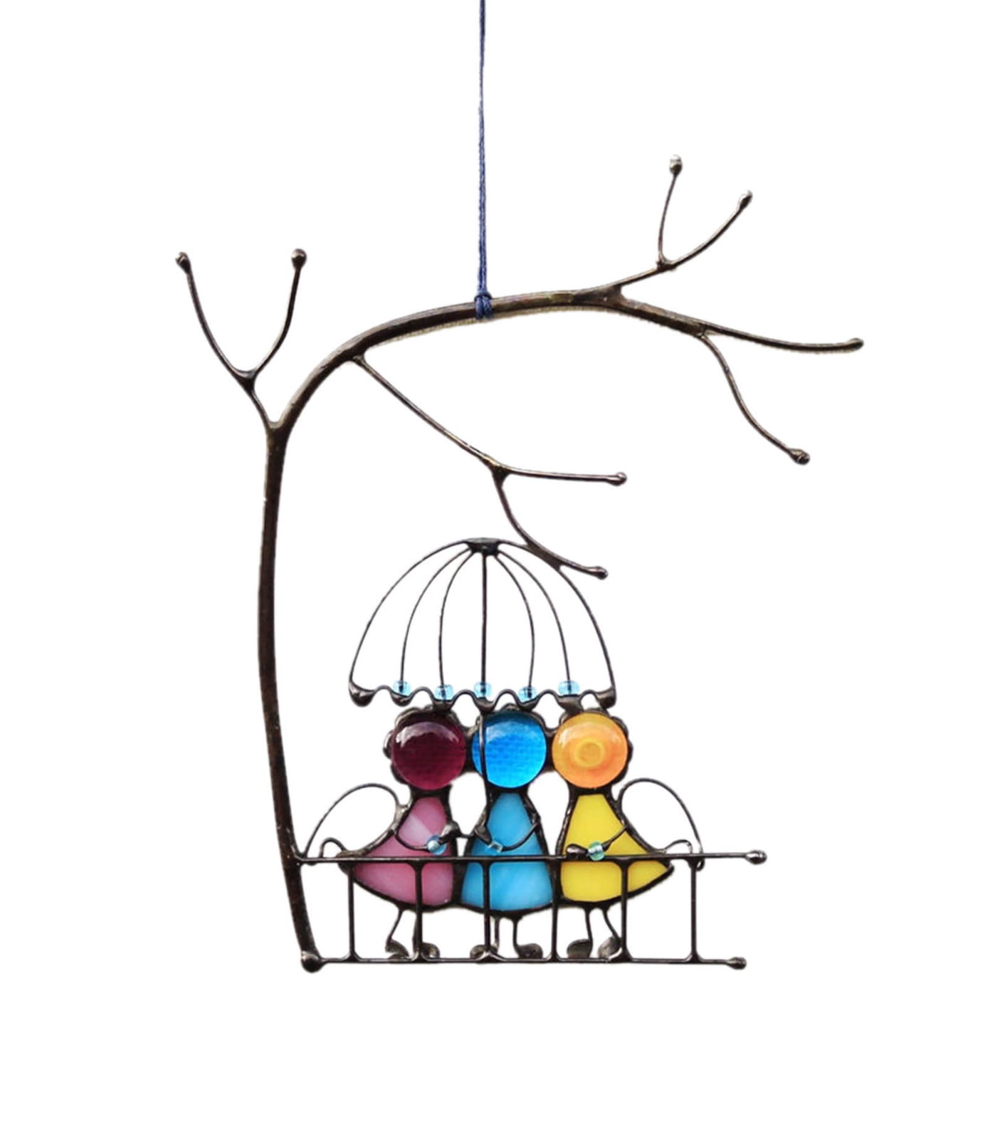 JilgTeok Suncatcher Art Window Hangings Couple Home Decor Gift for