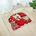 thumbnail image 1 of JilgTeok Valentines Day Door Mat, Valentines Welcome Mats Outdoor for Front Door, Valentine Gnomes Love Hearts Gifts Non Slip Doormat Indoor Entryway Floor Rug for Outside Home Decor(23.62*15.74in), 1 of 8