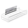 JilgTeok Bathroom Simple Shelf Wall Mounted Toilet Bathroom Hole Free Washroom Hanging Basket Household Washstand Iron Racks