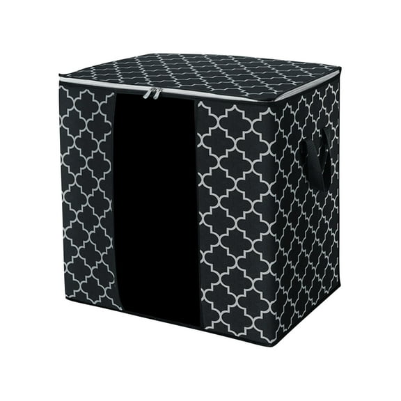JilgTeok Wardrobe Storage Bag Cotton Quilt Clothing Sorting Box Sealed Folding Box