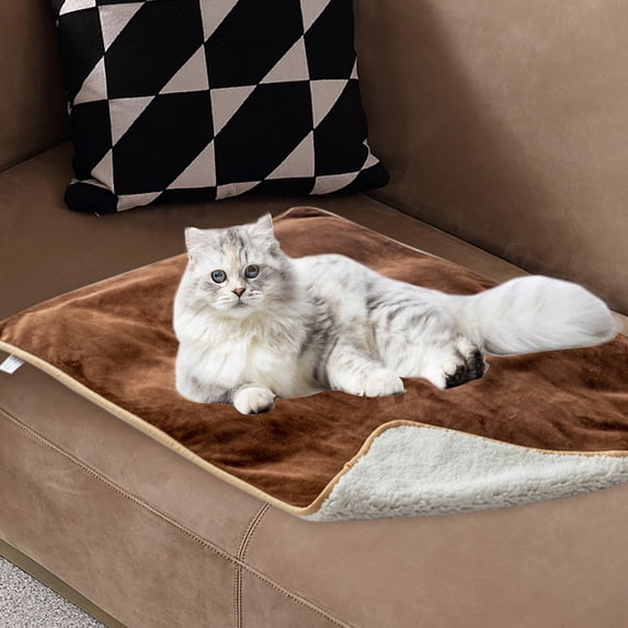 JilgTeok Washable Throw Blanket Waterproof Flannel Dog Blankets For Puppy, Dogs Or Cats, Reversible Soft Liquid Pee Proof Pet Blanket Furniture Protector Cover For Bed, Couch, Sofa(29.52*39.37in)
