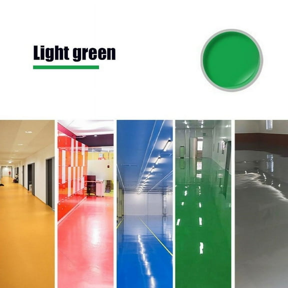 JilgTeok Water-Based Epoxy Floor Paint,Quick-Dry Anti-Slip Water-Based Floor Paint,Golden Silk Waterproof Epoxy Floor Paint,500g Anti-Slip Concrete Floor Paint,Concrete Floor Paint for Interior(500g)