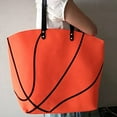 thumbnail image 1 of JilgTeok Women's Soccer Canvas Tote Bag,Sports Beach Bag Casual Oversized Practical Bag for Shopping and Work to Refresh Your Space, 1 of 2