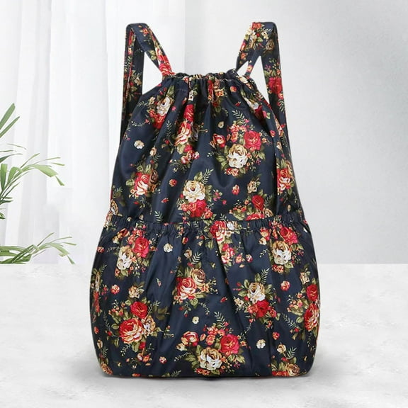 Jilgteok Drawstring Fordable Large Capacity Wet and Dry Separation Backpack