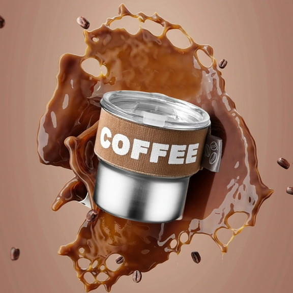 Jilgteok Stainless Steel Coffee Mug for Home Decor Indoor and Outdoor