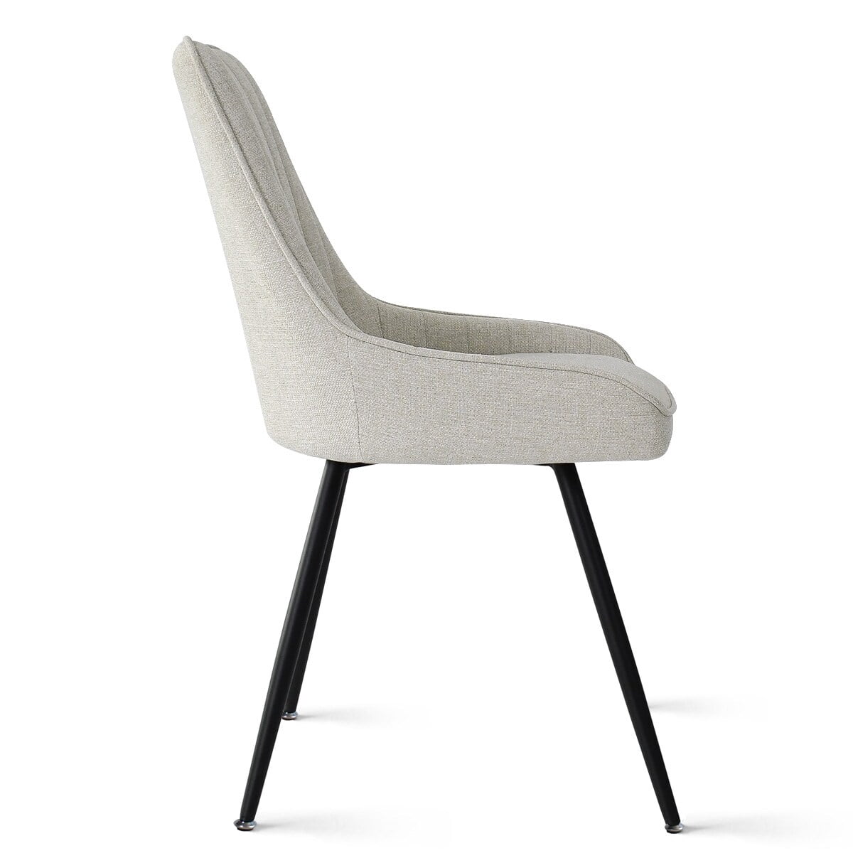 Jili Creation Upholstered Modern Dining Chair(Set of 2) Beige Beige ...
