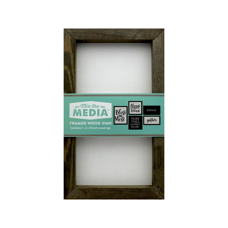 6x10 Picture Frame White Wood for 6x10 Frame, Size: 6 x 10, Black