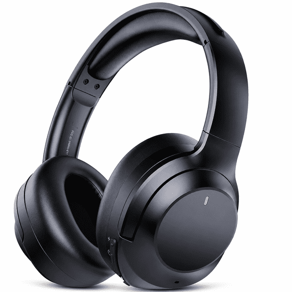 Jill Deaaa Wireless Over Ear Headphones, Hybrid Active Noise Cancelling Bluetooth Headphones with Microphone for Travel Home Office