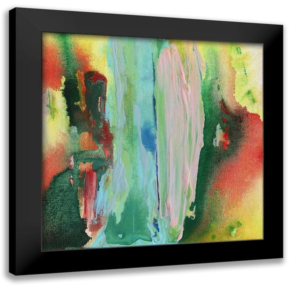 Jill, Susan 12x12 Black Modern Framed Museum Art Print Titled - Long Lake II