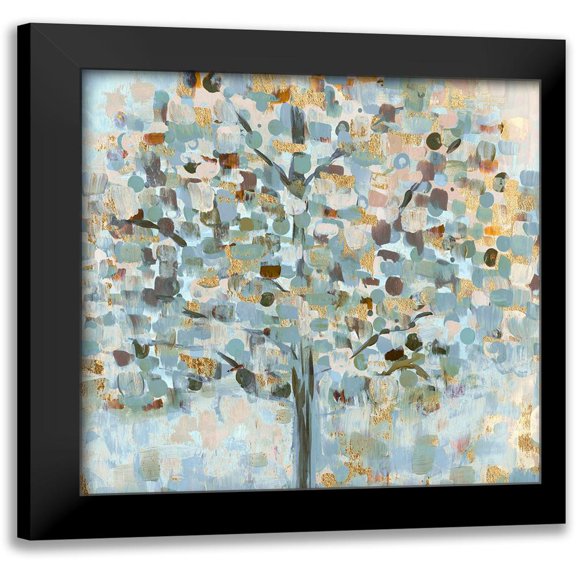 Jill, Susan 12x12 Black Modern Framed Museum Art Print Titled - Mosaic Tree