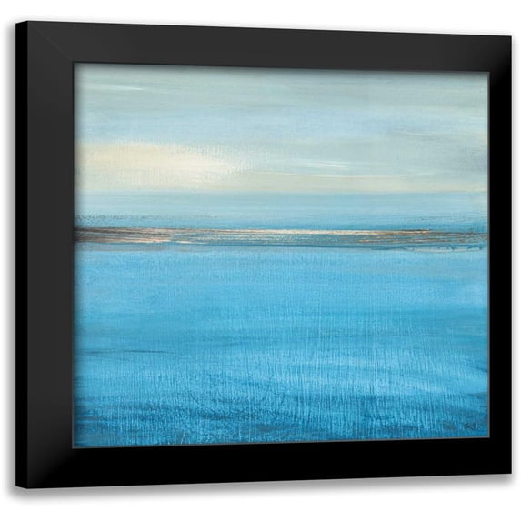 Jill, Susan 12x12 Black Modern Framed Museum Art Print Titled - Ocean Currents II