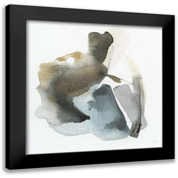 Jill, Susan 12x12 Black Modern Framed Museum Art Print Titled - Sand and Sky IV