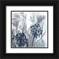 thumbnail image 1 of Jill, Susan 12x12 Black Ornate Wood Framed with Double Matting Museum Art Print Titled - Indigo Field II, 1 of 4