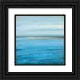 thumbnail image 1 of Jill, Susan 12x12 Black Ornate Wood Framed with Double Matting Museum Art Print Titled - Ocean Currents I, 1 of 4