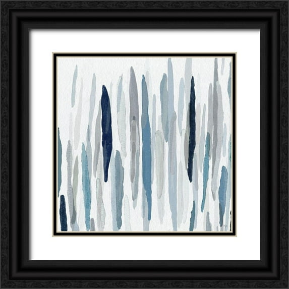 Jill, Susan 12x12 Black Ornate Wood Framed with Double Matting Museum Art Print Titled - Rhythm and Blues I