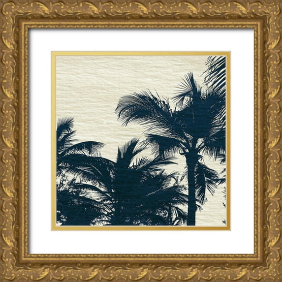 Jill, Susan 12x12 Gold Ornate Wood Framed with Double Matting Museum Art Print Titled - Caicos III