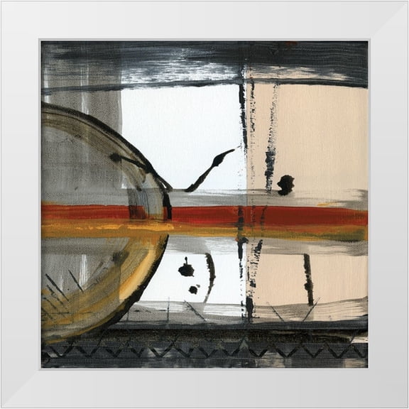 Jill, Susan 12x12 White Modern Wood Framed Museum Art Print Titled - Brown Settlement II
