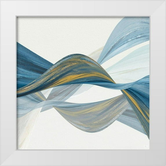Jill, Susan 12x12 White Modern Wood Framed Museum Art Print Titled - Changing Currents I