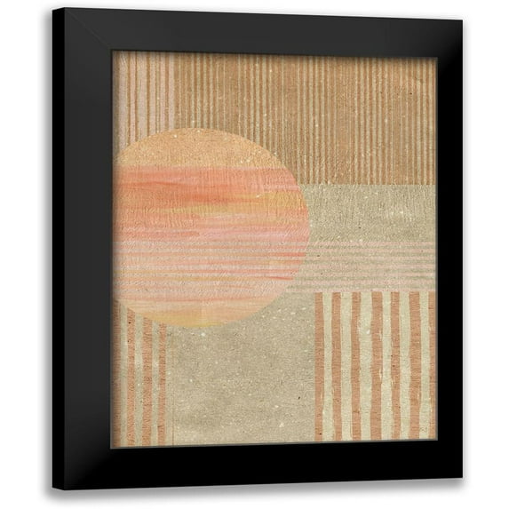 Jill, Susan 12x14 Black Modern Framed Museum Art Print Titled - Adobe Sunrise I